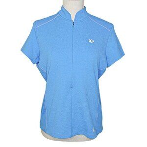 Pearl Izumi Womens Select Series 3 Back Pockets Cycling Shirt Jersey Blue Large